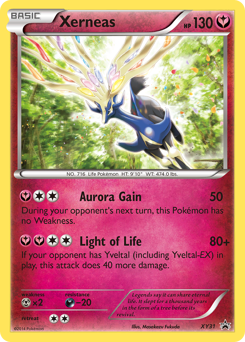 Xerneas z edície XY Black Star Promos, karta č.XY31