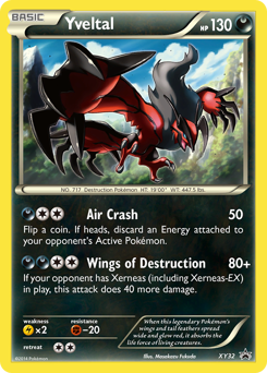 Yveltal z edície XY Black Star Promos, karta č.XY32