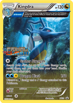 Kingdra z edície XY Black Star Promos, karta č.XY39