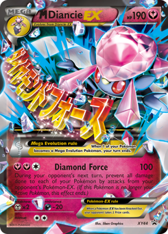M Diancie-EX z edície XY Black Star Promos, karta č.XY44