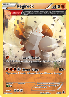 Regirock z edície XY Black Star Promos, karta č.XY49