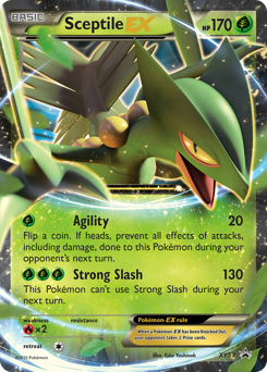Sceptile-EX z edície XY Black Star Promos, karta č.XY53