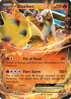 Blaziken-EX z edície XY Black Star Promos, karta č.XY54