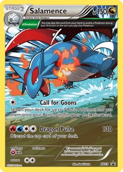 Salamence z edície XY Black Star Promos, karta č.XY59
