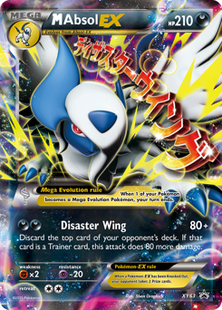 M Absol-EX z edície XY Black Star Promos, karta č.XY63
