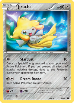 Jirachi z edície XY Black Star Promos, karta č.XY67