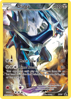 Dialga z edície XY Black Star Promos, karta č.XY77
