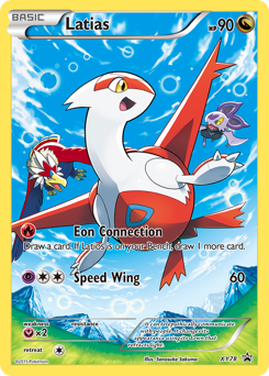 Latias z edície XY Black Star Promos, karta č.XY78