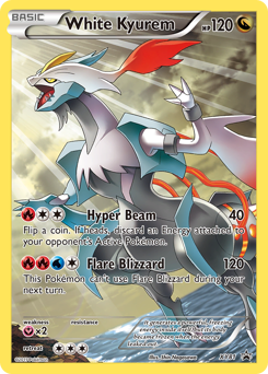 White Kyurem z edície XY Black Star Promos, karta č.XY81