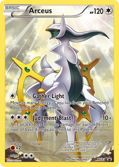 Arceus z edície XY Black Star Promos, karta č.XY83