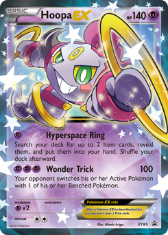 Hoopa-EX z edície XY Black Star Promos, karta č.XY85