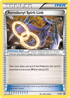Aerodactyl Spirit Link z edície XY Black Star Promos, karta č.XY99