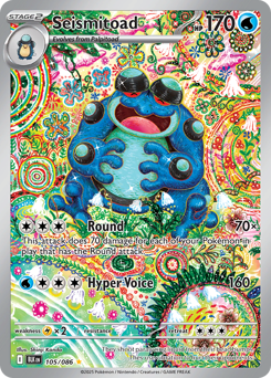 Seismitoad z edície Black Bolt, karta č.105