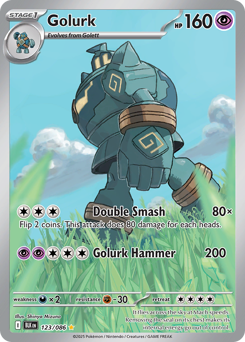 Golurk z edície Black Bolt, karta č.123