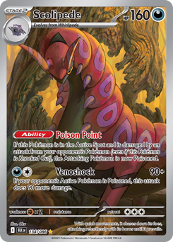 Scolipede z edície Black Bolt, karta č.134