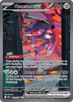 Genesect ex z edície Black Bolt, karta č.169