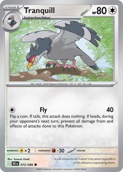 Tranquill z edície Black Bolt, karta č.72
